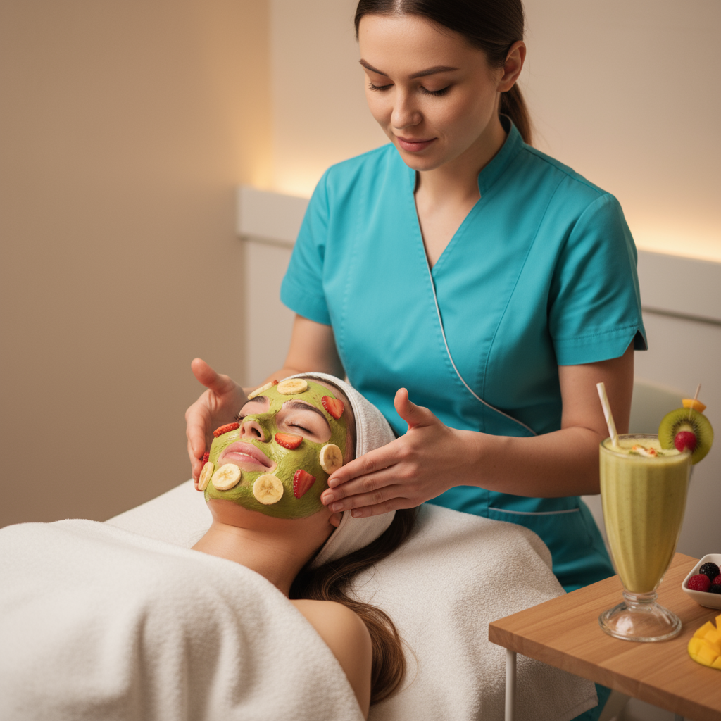 Тропический коктейль из папайи