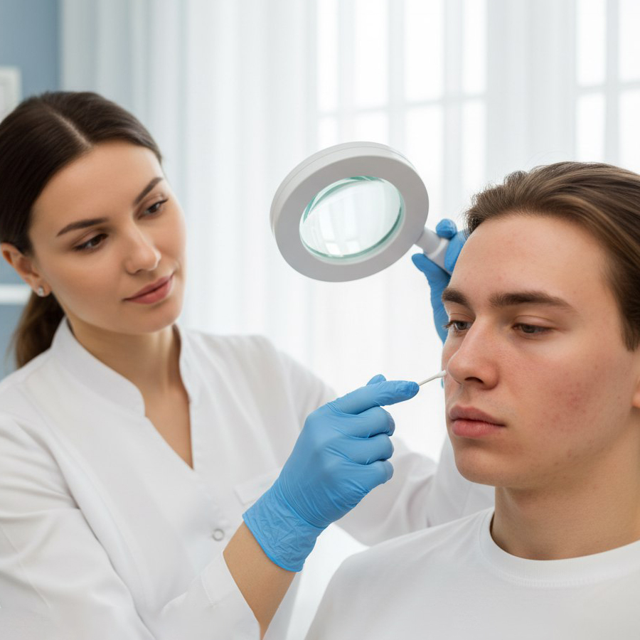 Консультация врача косметолога